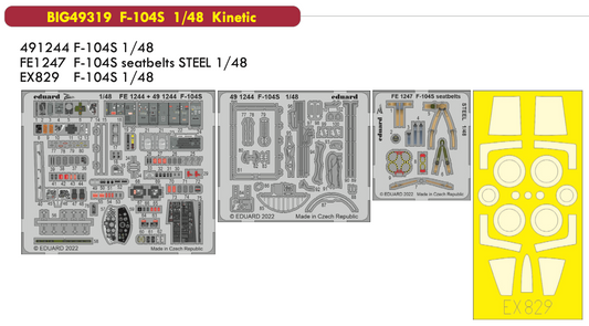 Eduard Big-Ed BIG49319 1:48 Lockheed F-104S