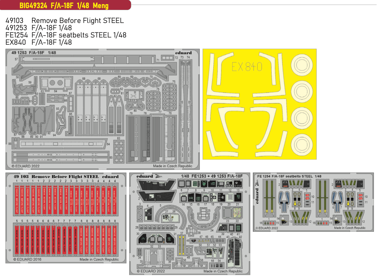 Eduard Big-Ed BIG49324 1:48 Boeing F/A-18F Hornet