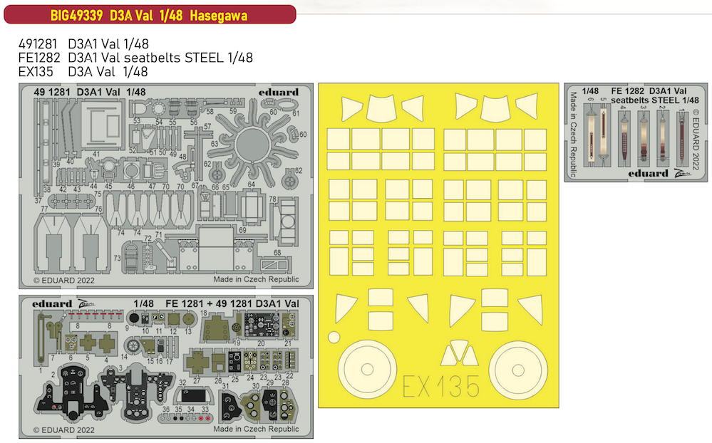 Eduard Big-Ed BIG49339 1:48 Aichi D3A1 Val