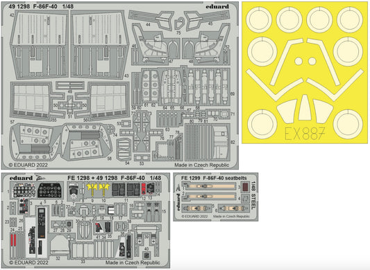 Eduard Big-Ed BIG49350 1:48 North-American F-86F-40 Sabre