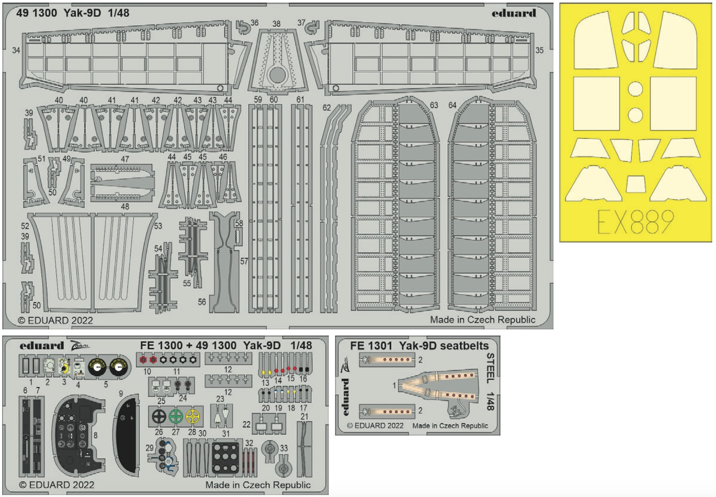 Eduard Big-Ed BIG49351 1:48 Yakovlev Yak-9D