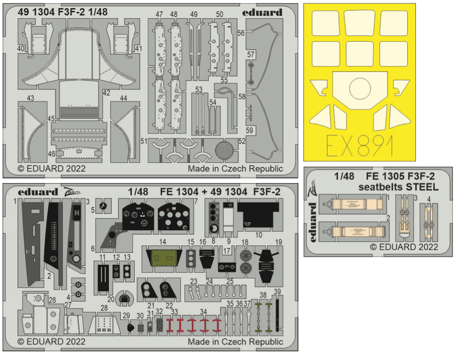 Eduard Big-Ed BIG49352 1:48 Grumman F3F-2