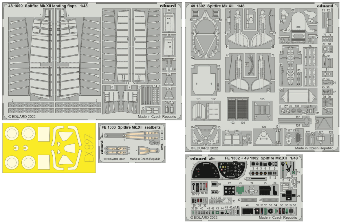 Eduard Big-Ed BIG49353 1:48 Supermarine Spitfire Mk.XII