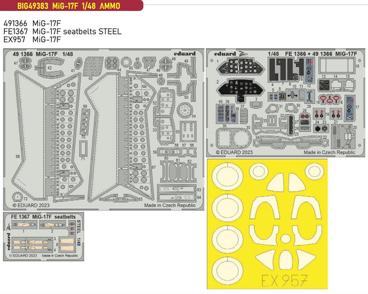 Eduard Big-Ed BIG49383 1:48 Mikoyan MiG-17F