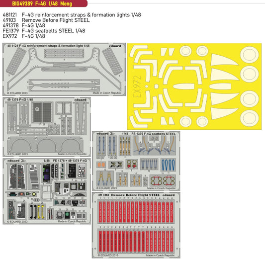 Eduard Big-Ed BIG49389 1:48 F-4G Phantom
