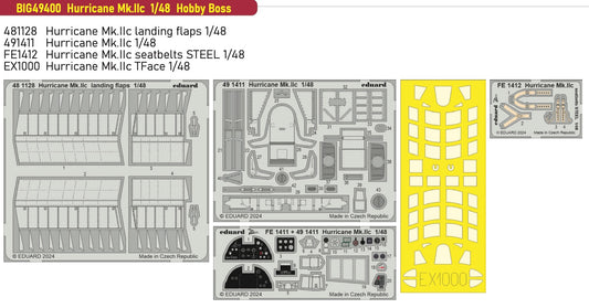 Eduard Big-Ed BIG49400 1:48 Hawker Hurricane Mk.IIc