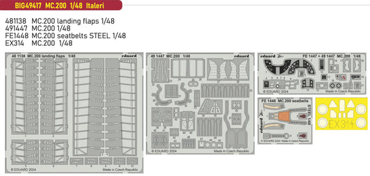 Eduard Big-Ed BIG49417 1:48 Macchi MC.200