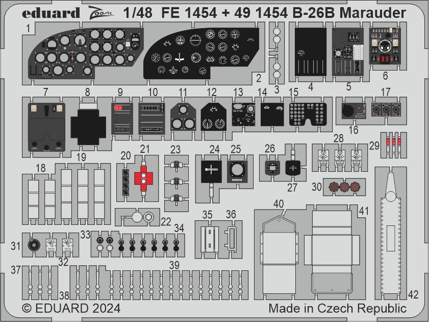 Eduard Big-Ed BIG49421 1:48 Martin B-26B Marauder PART I