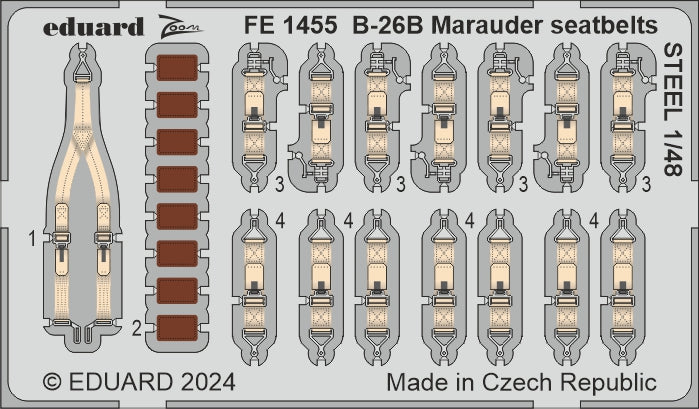 Eduard Big-Ed BIG49421 1:48 Martin B-26B Marauder PART I