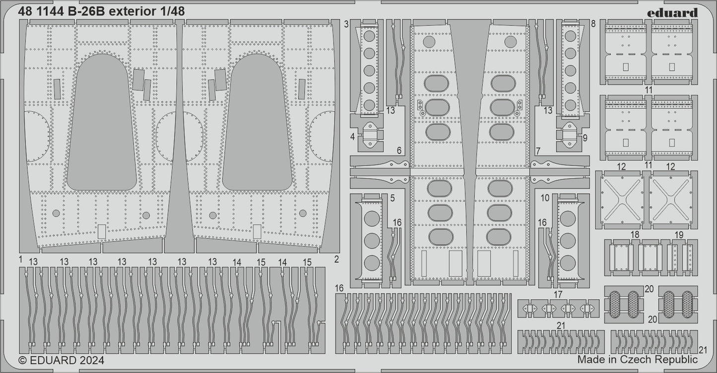 Eduard Big-Ed BIG49422 1:48 Martin B-26B Marauder PART II