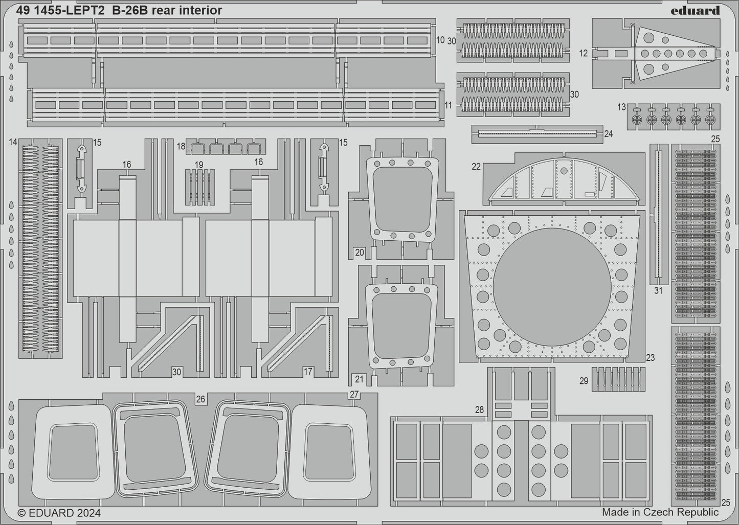 Eduard Big-Ed BIG49422 1:48 Martin B-26B Marauder PART II