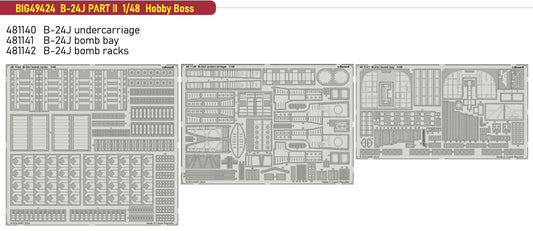 Eduard Big-Ed BIG49424 1:48 Consolidated B-24J Liberator PART II