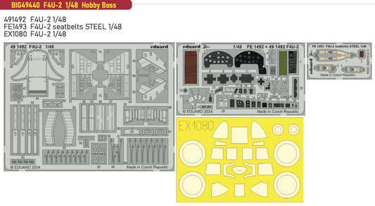 Eduard Big-Ed BIG49440 1:48 Vought F4U-2 Corsair