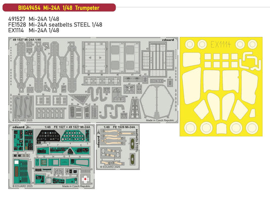 Eduard Big-Ed BIG49454 1:48 Mil Mi-24A 1/48