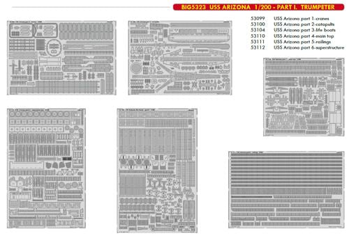 Eduard Big-Ed BIG5323 1:200 USS ARIZONA - PART I