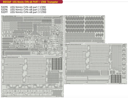 Eduard Big-Ed BIG5369 1:350 USS Nimitz CVN-68 PART I