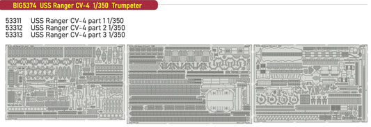 Eduard Big-Ed BIG5374 1:350 USS Ranger CV-4 Big-Ed Set