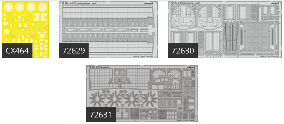 Eduard Big-Ed BIG72121 1:72 Boeing B-17G Flying Fortress - PART II