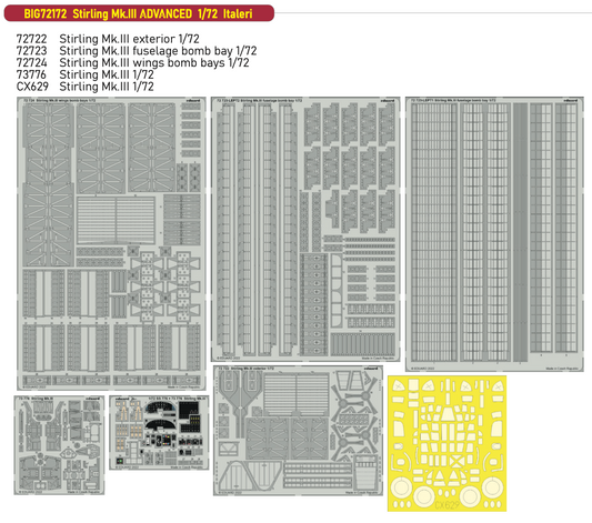 Eduard Big-Ed BIG72172 1:72 Short Stirling Mk.III ADVANCED