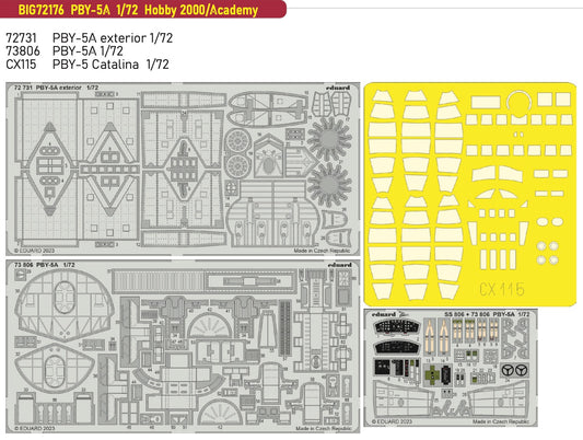 Eduard Big-Ed BIG72176 1:72 PBY-5A Catalina