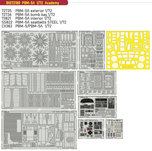 Eduard Big-Ed BIG72180 1:72 Martin PBM-5A Mariner