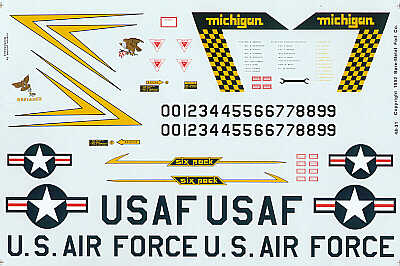 Experts Choice 4831 1:48 F-106A Delta Dart 191FIG 'Six Pack' Michigan ANG Selfridge Air Force Base