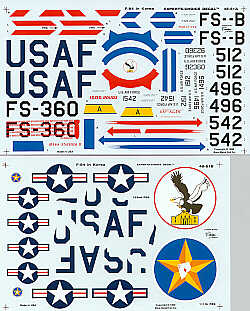 Experts Choice 4851 1:48 F-84E Thunderjet over Korea