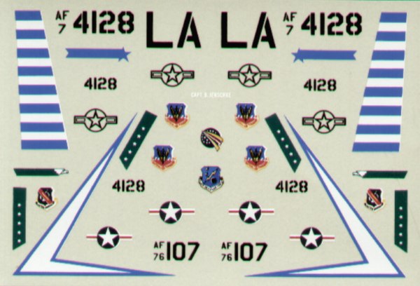 Experts Choice 7205 1:72 F-15A Eagle 555 TFTS Luke Air Force Base 74-128; 48 FIS Langley Air Force Base 76-107