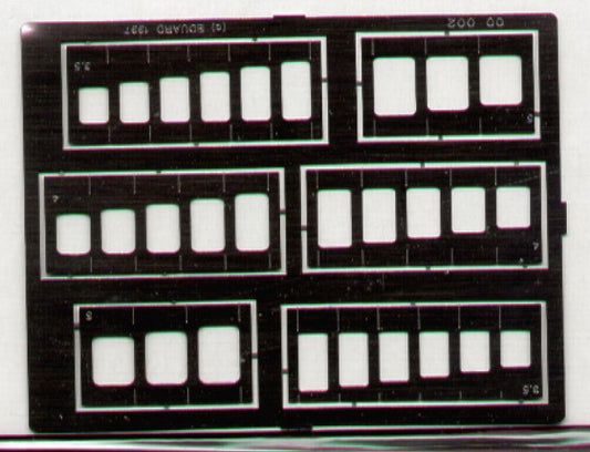 Eduard 00002  Squares and Oblongs templates. Assorted sizes