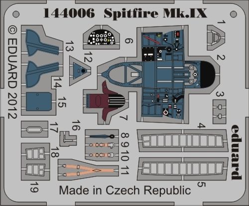 Eduard 144006 1:144 Supermarine Spitfire Mk.IXc/Mk.IXe