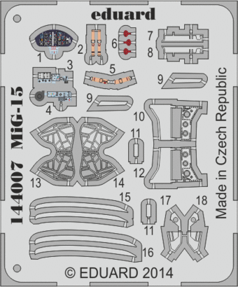 Eduard 144007 1:144 Mikoyan MiG-15