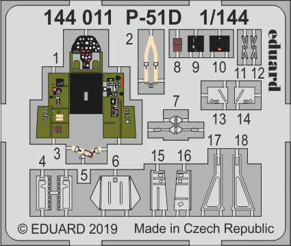 Eduard 144011 1:144 P-51D Mustang