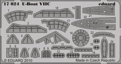 Eduard 17024 1:350 U-Boat VIIC