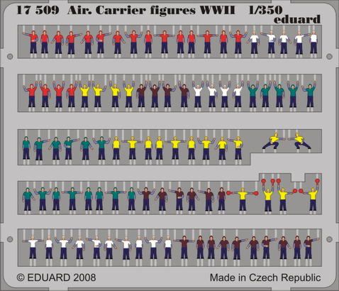 Eduard 17509 1:350 Aircraft Carrier Figures WWII