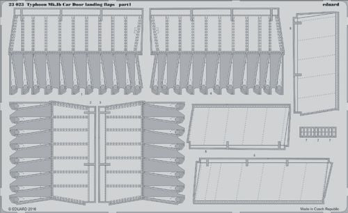 Eduard 23023 1:24 Hawker Typhoon Mk.Ib Car Door landing flaps