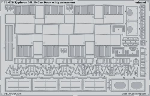 Eduard 23026 1:24 Hawker Typhoon Mk.Ib Car Door wings armament details