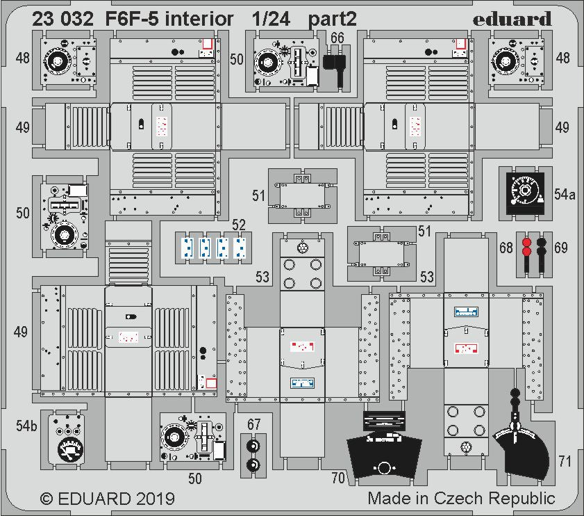 Eduard 23032 1:24 Grumman F6F-5 Hellcat Interior