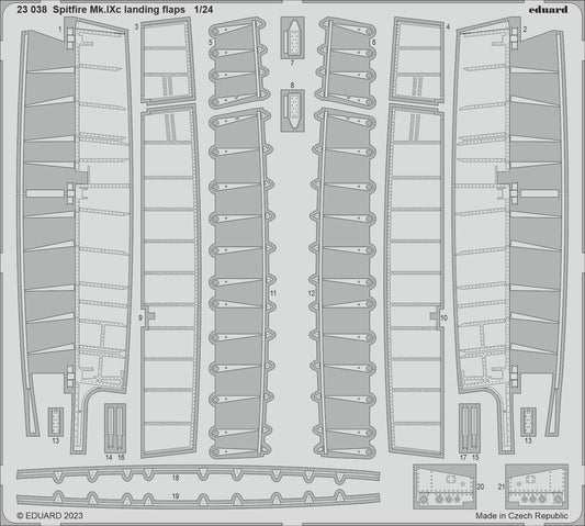 Eduard 23038 1:24 Supermarine Spitfire Mk.IXc Landing Flaps