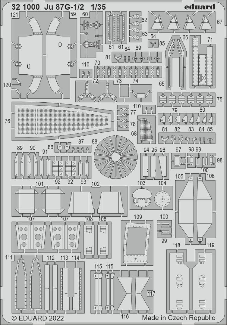 Eduard 321000 1:35 Junkers Ju-87G-1/2 'Stuka' 1/35