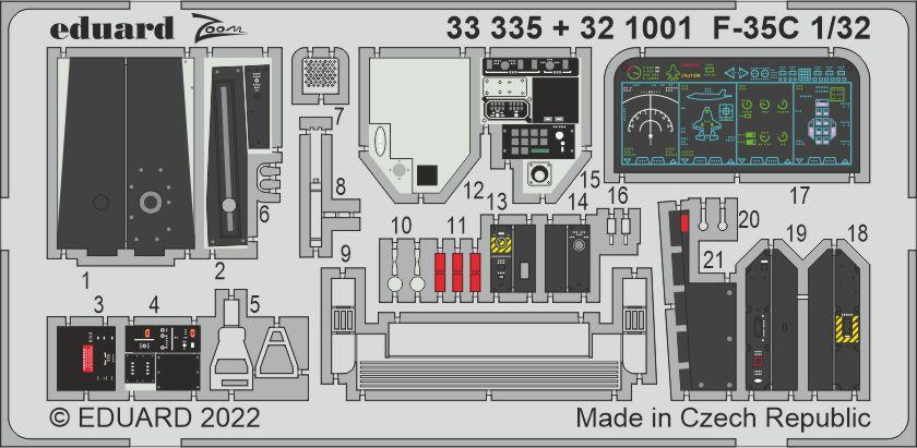 Eduard 321001 1:32 Lockheed F-35C 1/32