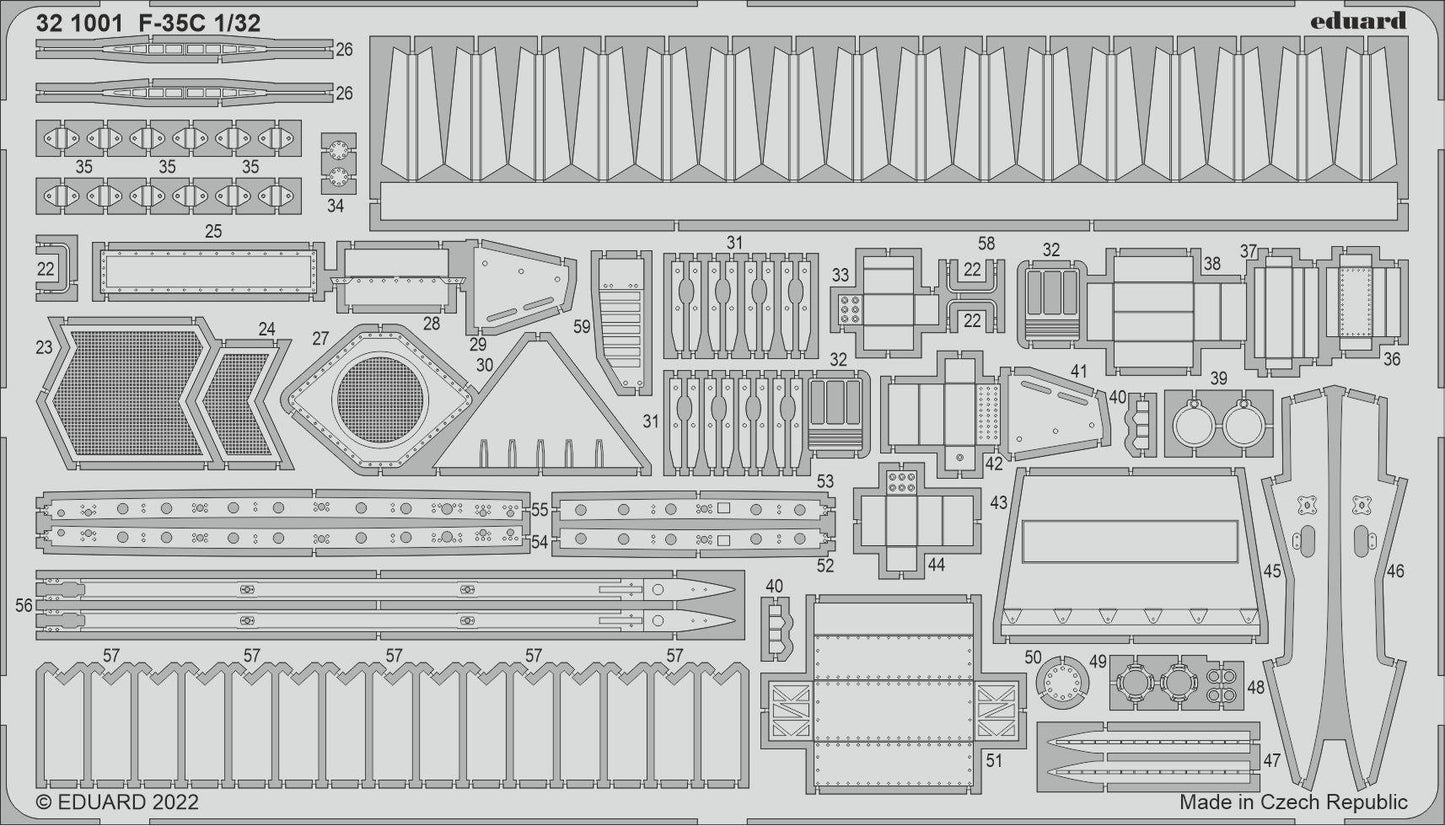 Eduard 321001 1:32 Lockheed F-35C 1/32