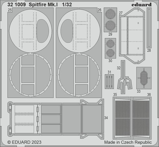 Eduard 321009 1:32 Supermarine Spitfire Mk.I  to be used with Kotare