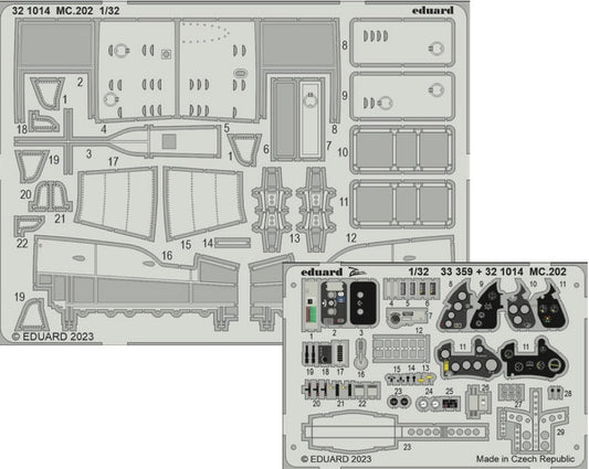 Eduard 321014 1:32 Macchi MC.202 Folgore