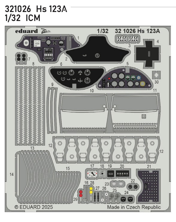 Eduard 321026 1:32 Henschel Hs-123A
