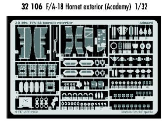 Eduard 32106 1:32 McDonnell-Douglas F/A-18 Hornet exterior