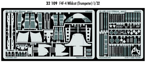 Eduard 32109 1:32 Grumman F4F-4 Wildcat