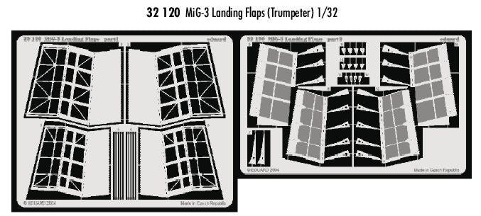 Eduard 32120 1:32 Mikoyan MiG-3 landing flaps