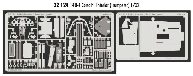 Eduard 32124 1:32 Vought F4U-4 Corsair interior