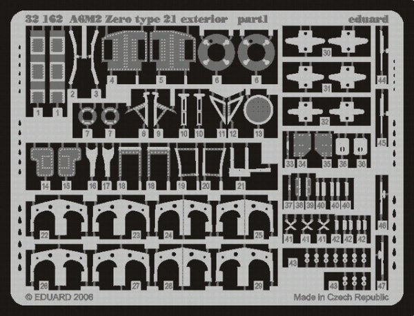 Eduard 32162 1:32 Mitsubishi A6M2 'Zero' type 21 exterior