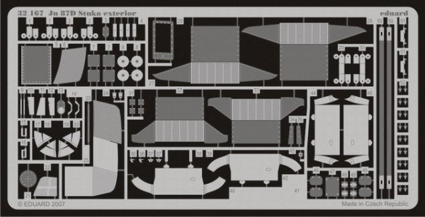 Eduard 32167 1:32 Junkers Ju-87D 'Stuka' exterior